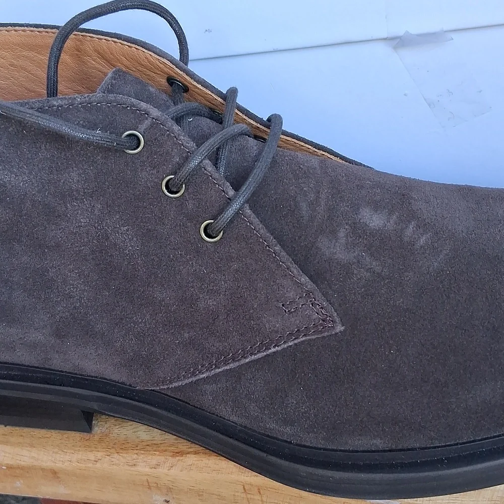 Quince Heritage Suede Chukka Boots 9.5 Brunette